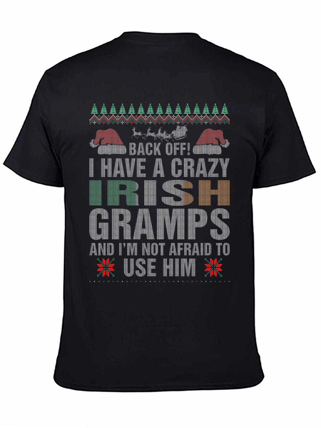 Crazy Irish Gramps Christmas T-Shirt