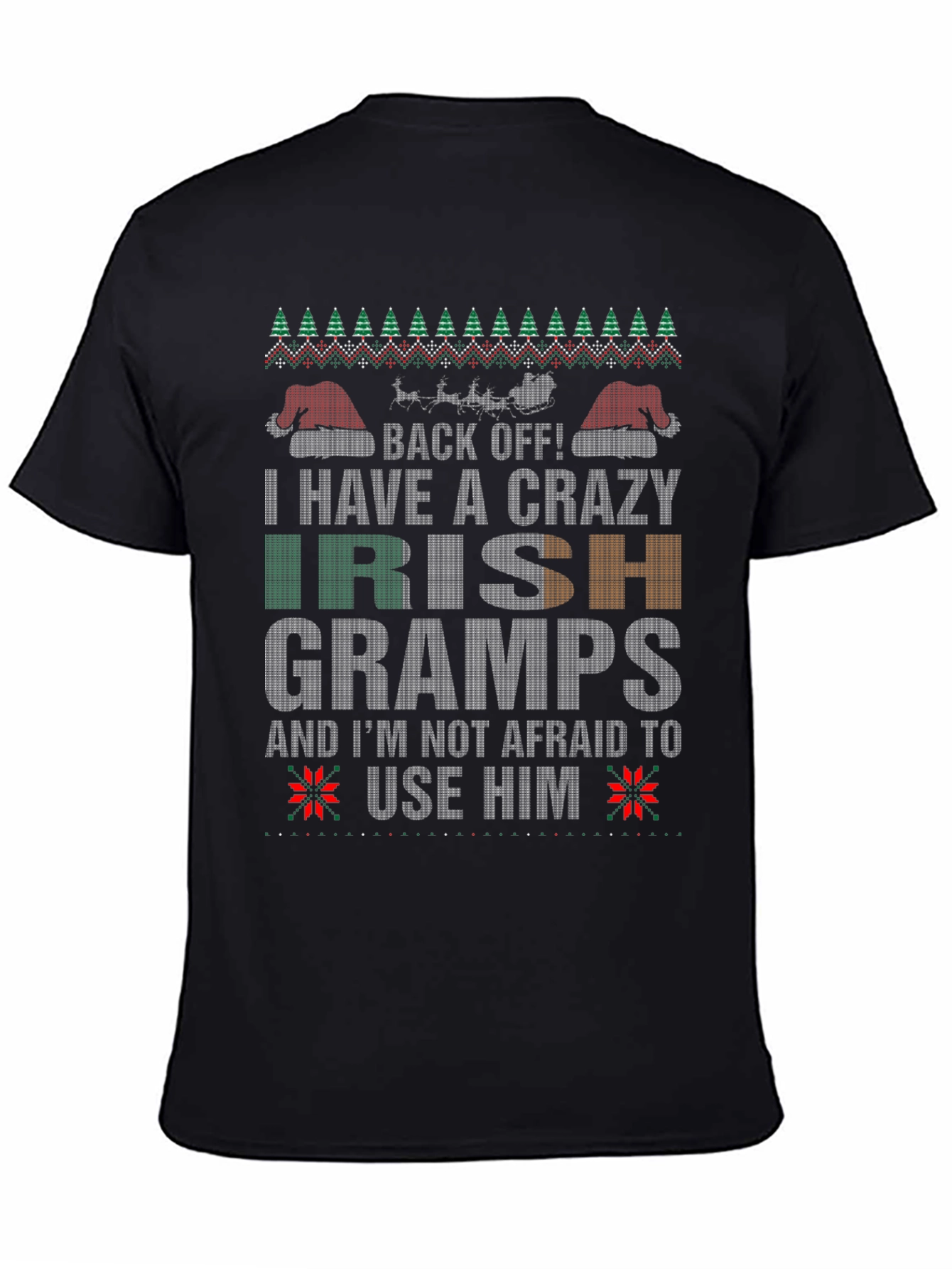Crazy Irish Gramps Christmas T-Shirt