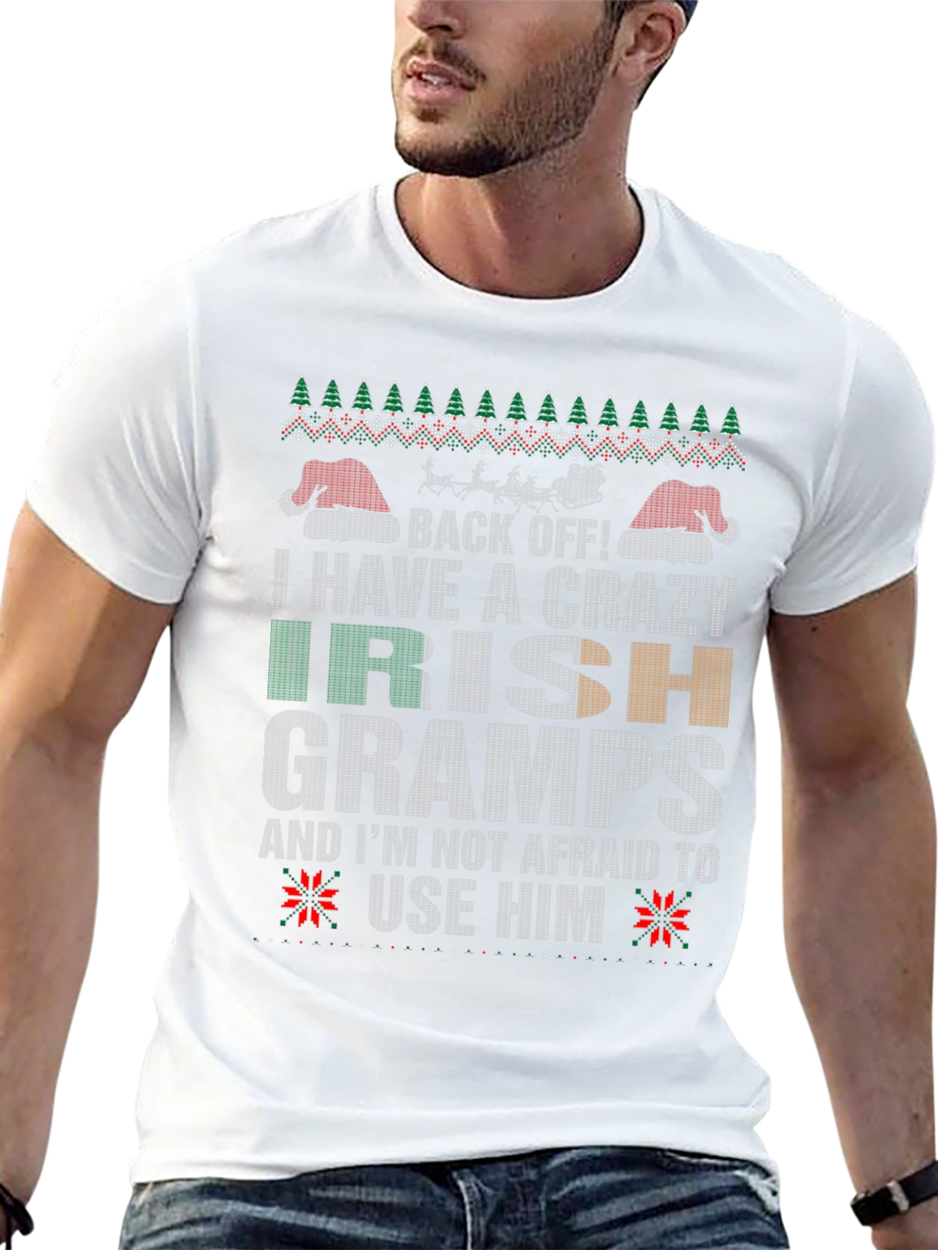 Crazy Irish Gramps Christmas T-Shirt