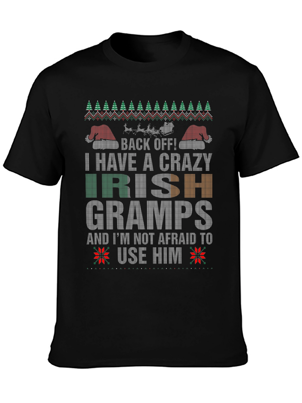 Crazy Irish Gramps Christmas T-Shirt