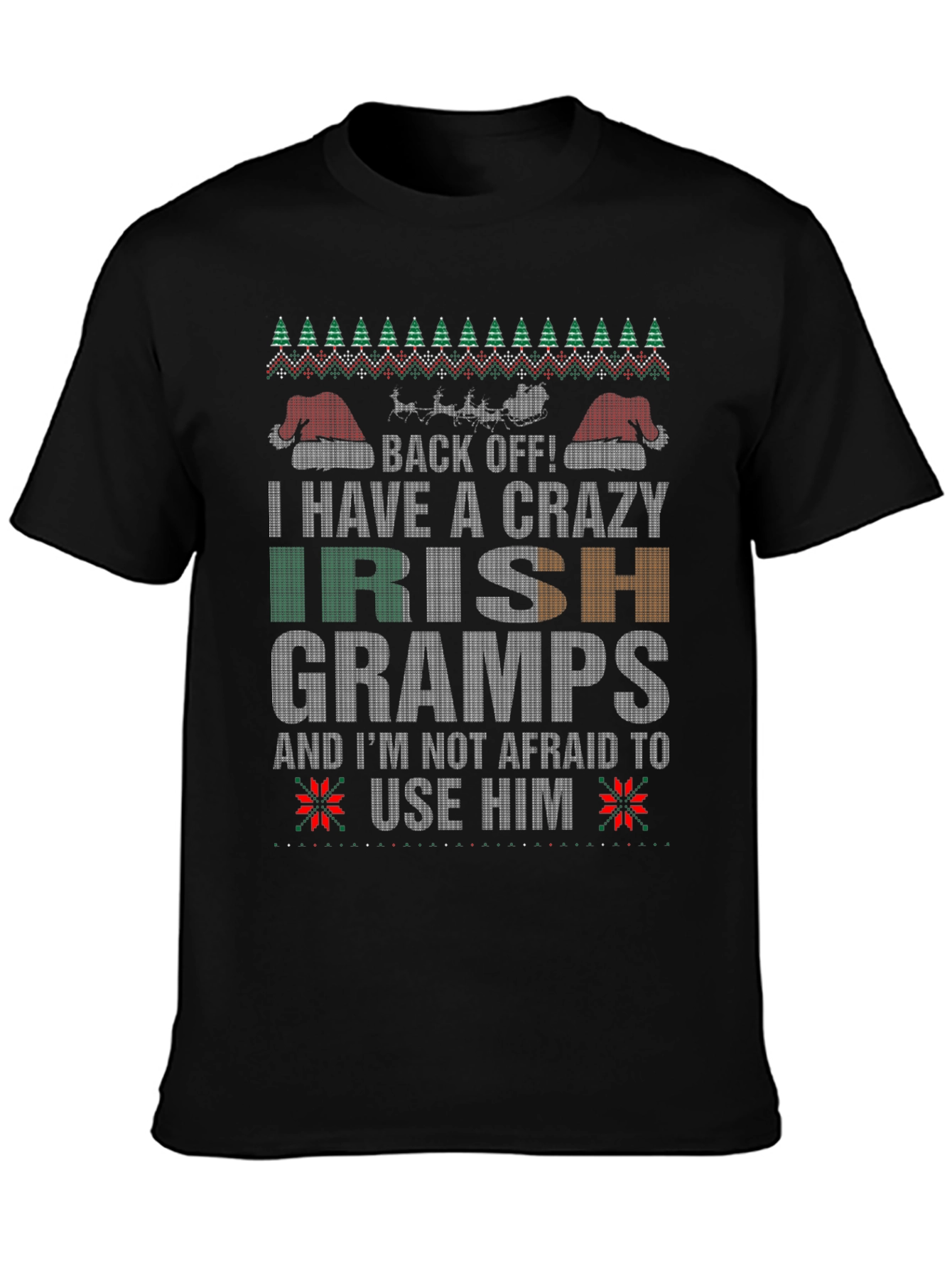 Crazy Irish Gramps Christmas T-Shirt