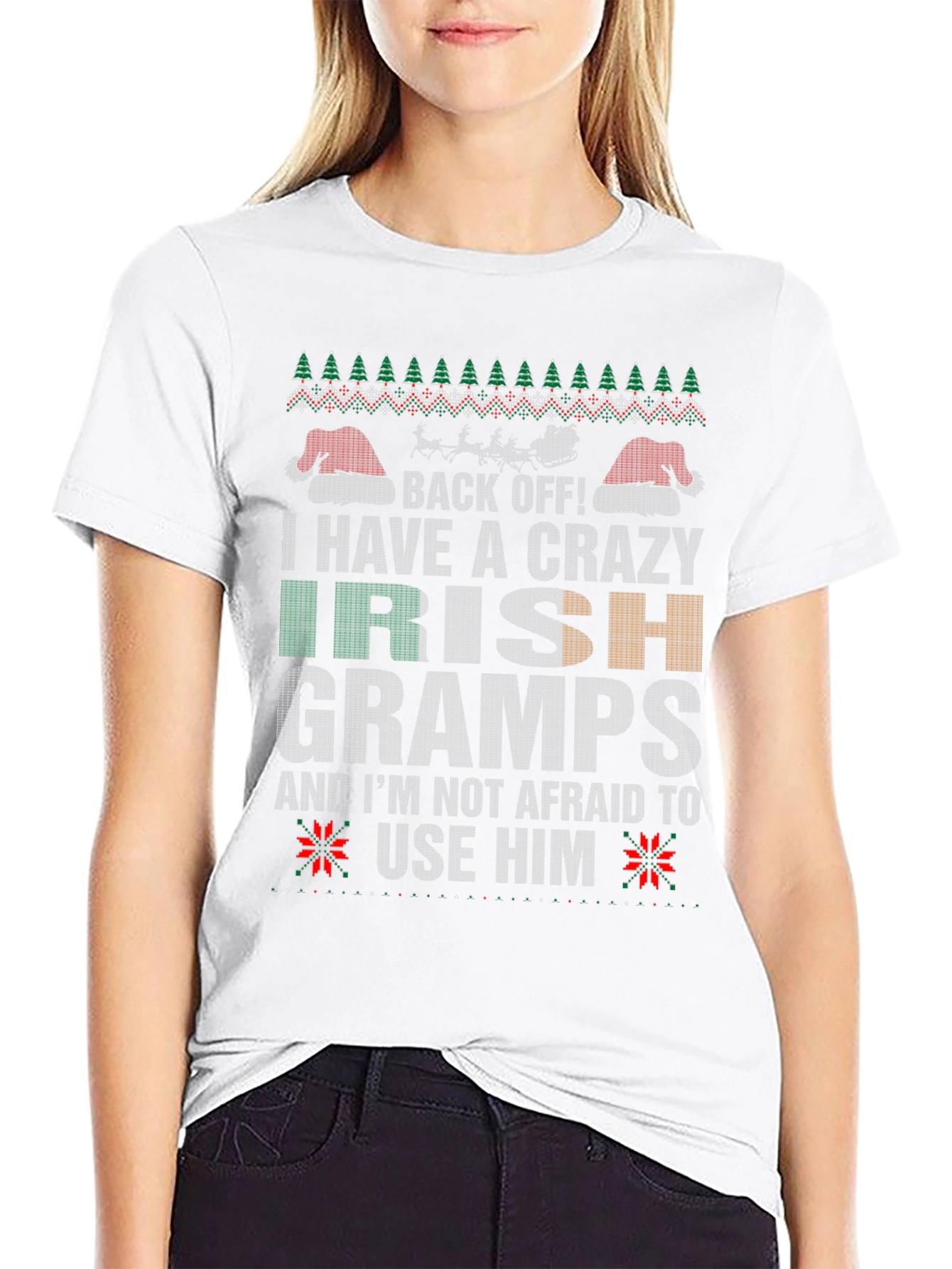 Crazy Irish Gramps Christmas T-Shirt