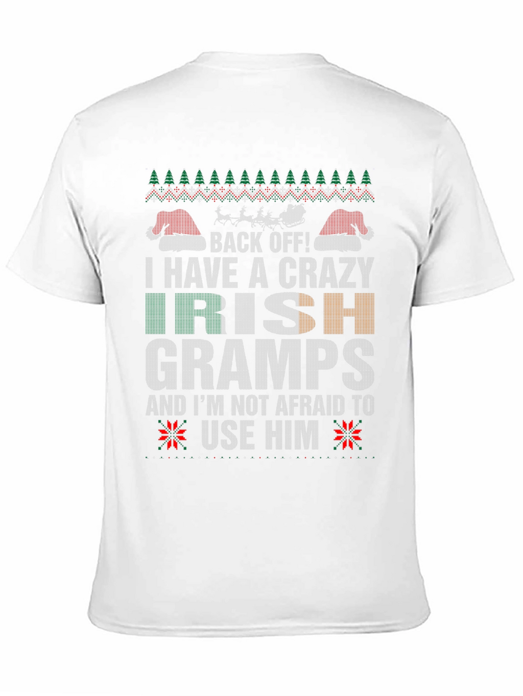 Crazy Irish Gramps Christmas T-Shirt
