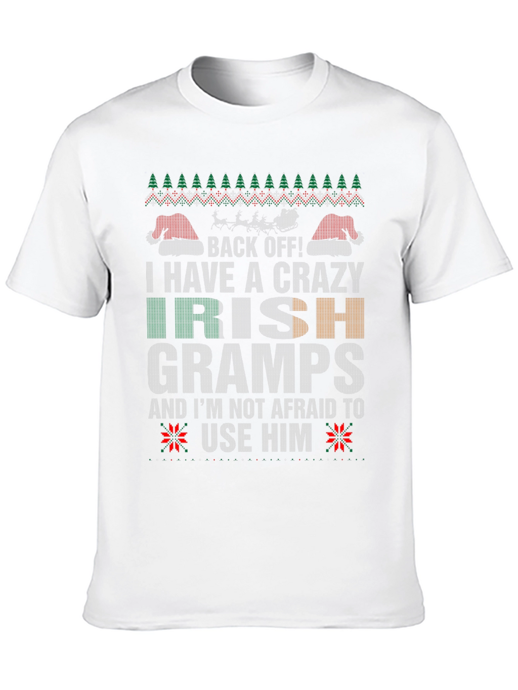 Crazy Irish Gramps Christmas T-Shirt
