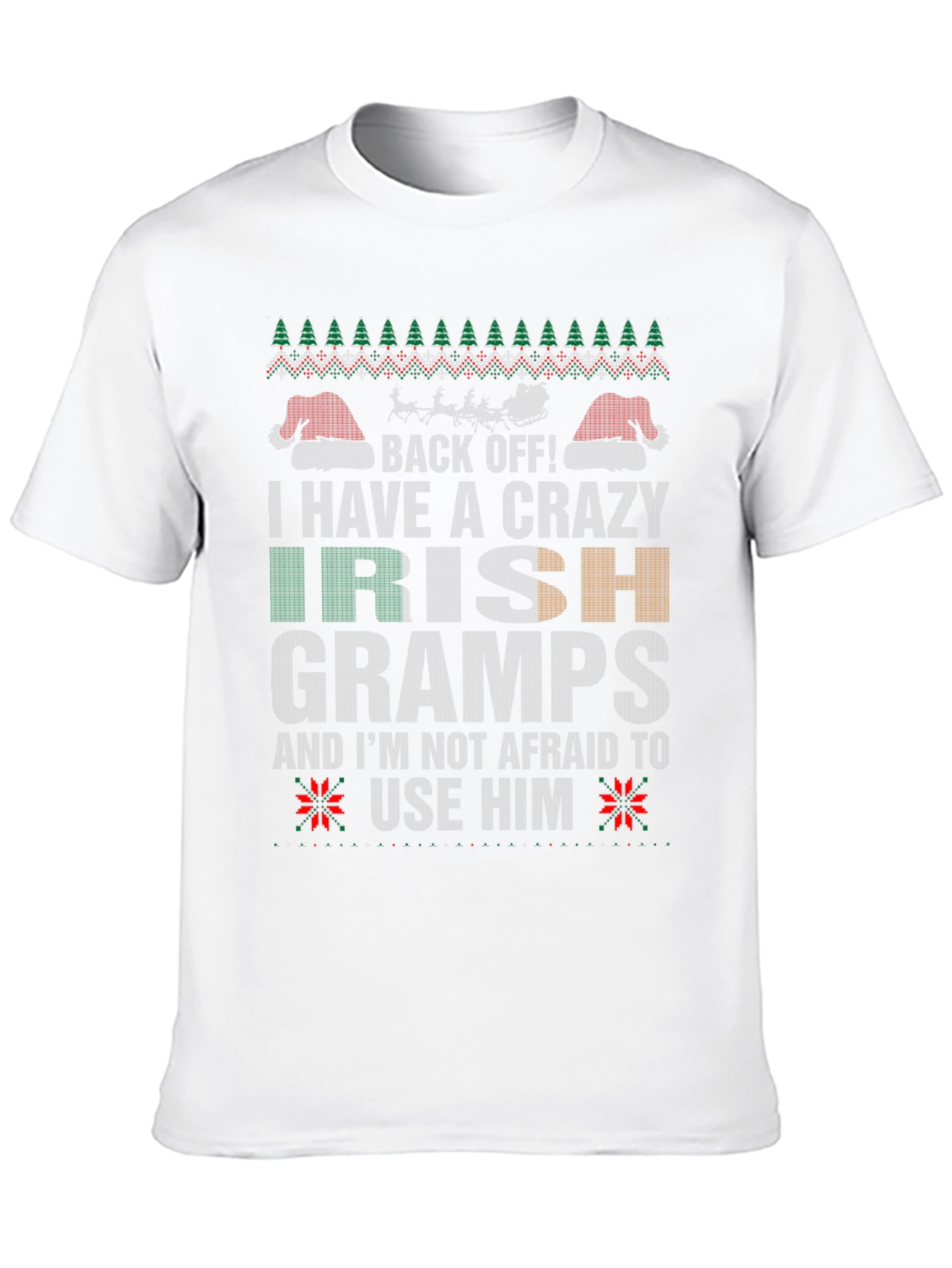 Crazy Irish Gramps Christmas T-Shirt