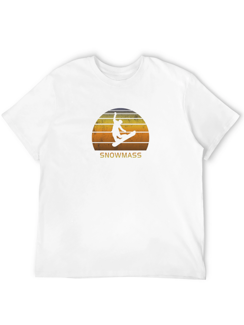 Snowmass Retro Sunset T-Shirt - Snowboarding Style
