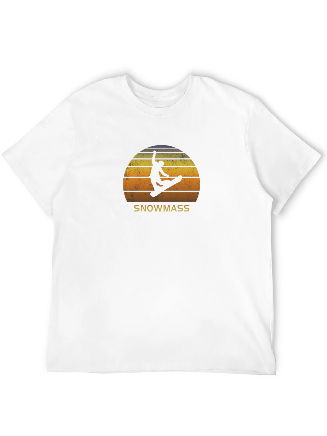 Snowmass Retro Sunset T-Shirt - Snowboarding Style