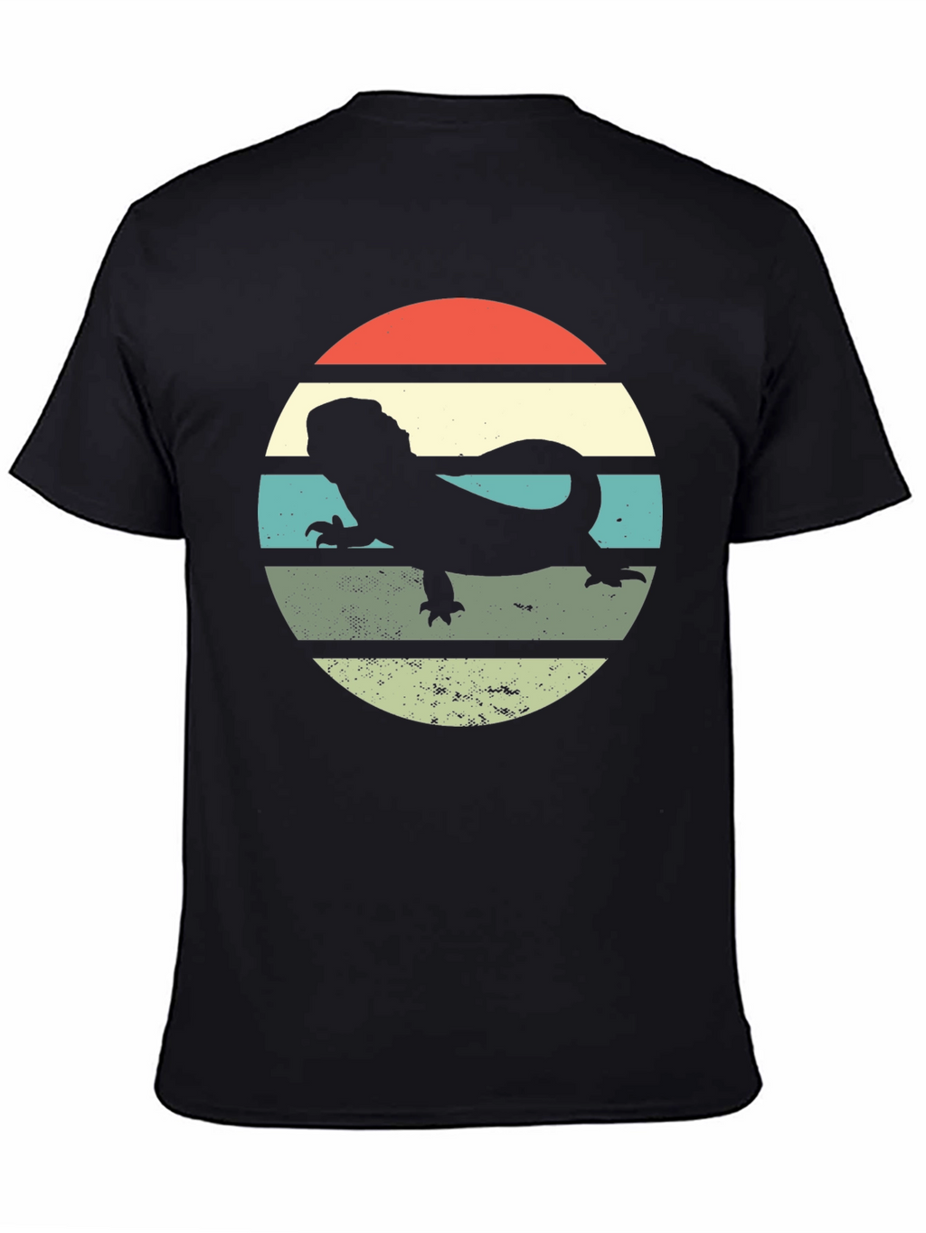 Retro Bearded Dragon Sunset T-Shirt