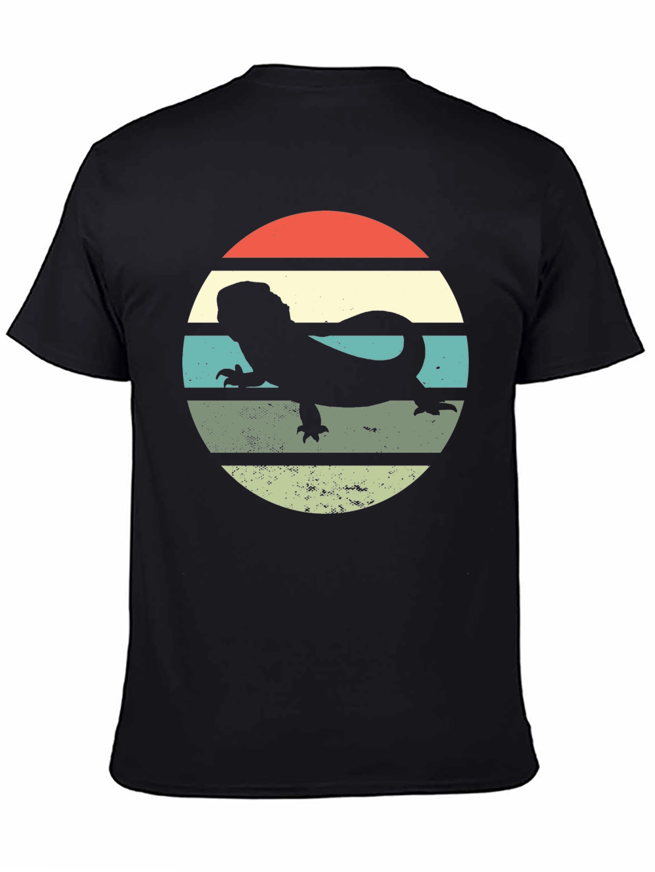 Retro Bearded Dragon Sunset T-Shirt