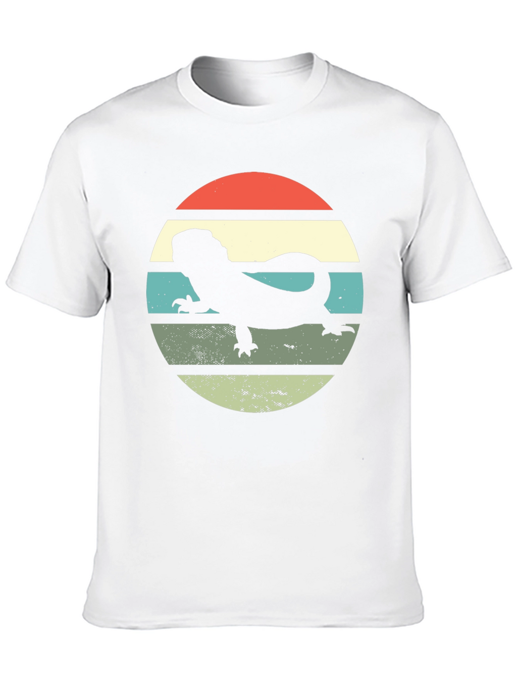 Retro Bearded Dragon Sunset T-Shirt