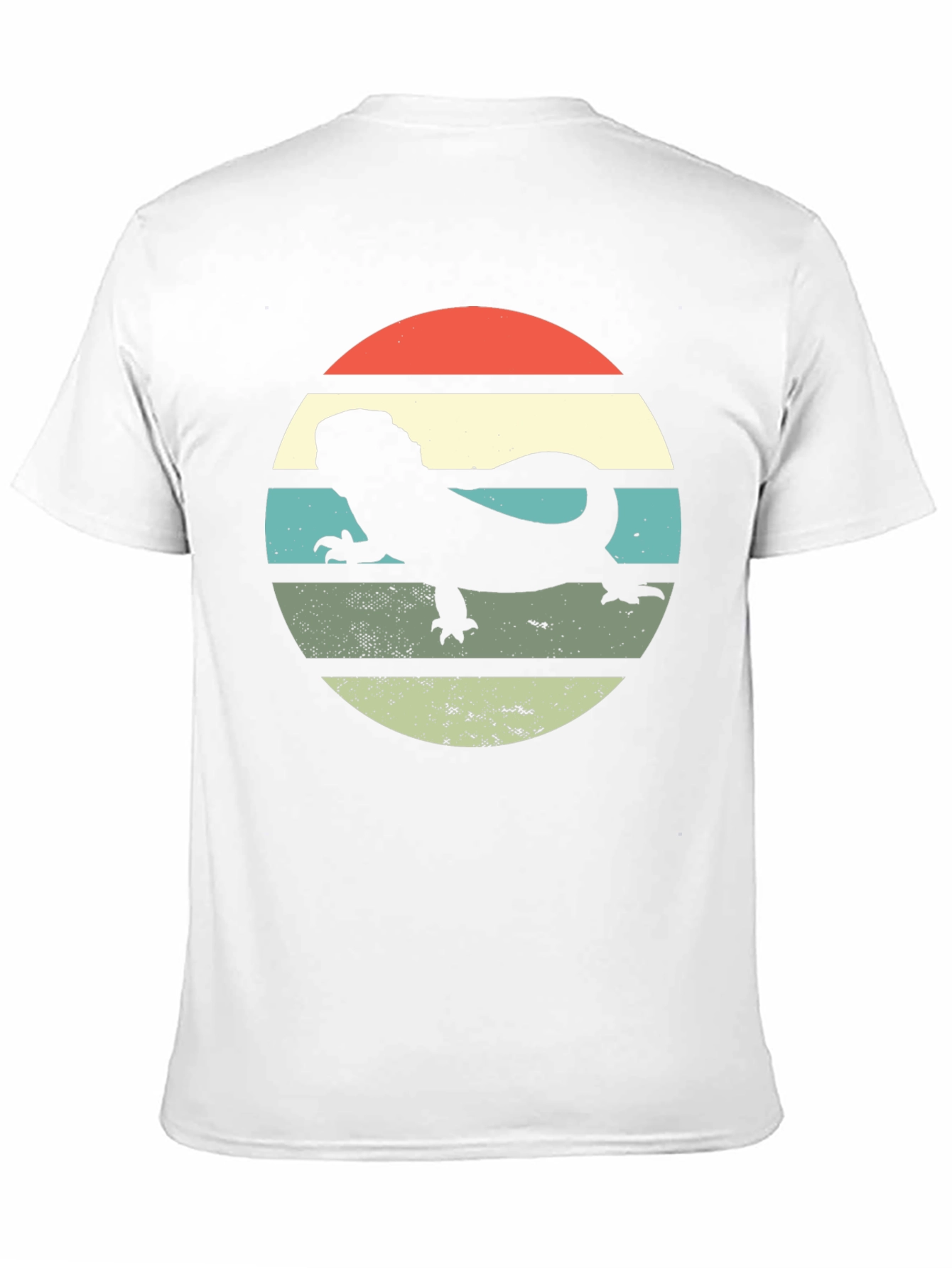 Retro Bearded Dragon Sunset T-Shirt