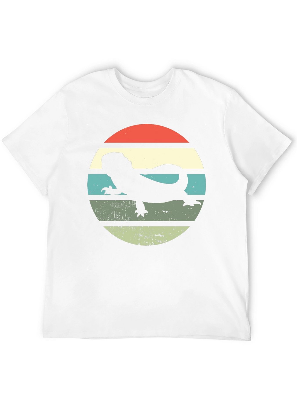 Retro Bearded Dragon Sunset T-Shirt