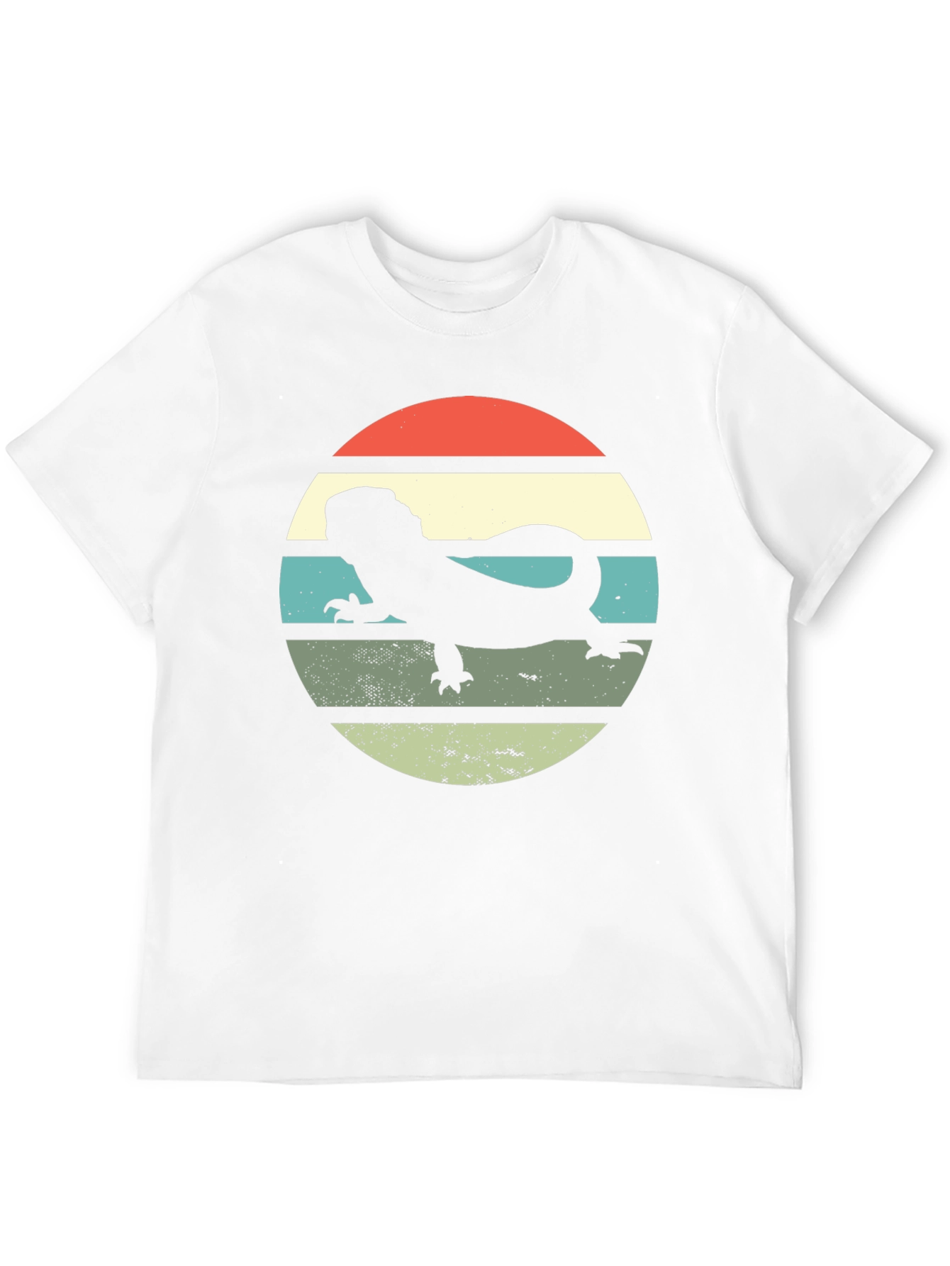 Retro Bearded Dragon Sunset T-Shirt