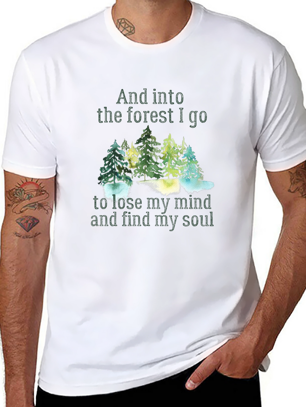 Forest Soul Graphic T-Shirt - Wanderlust Design