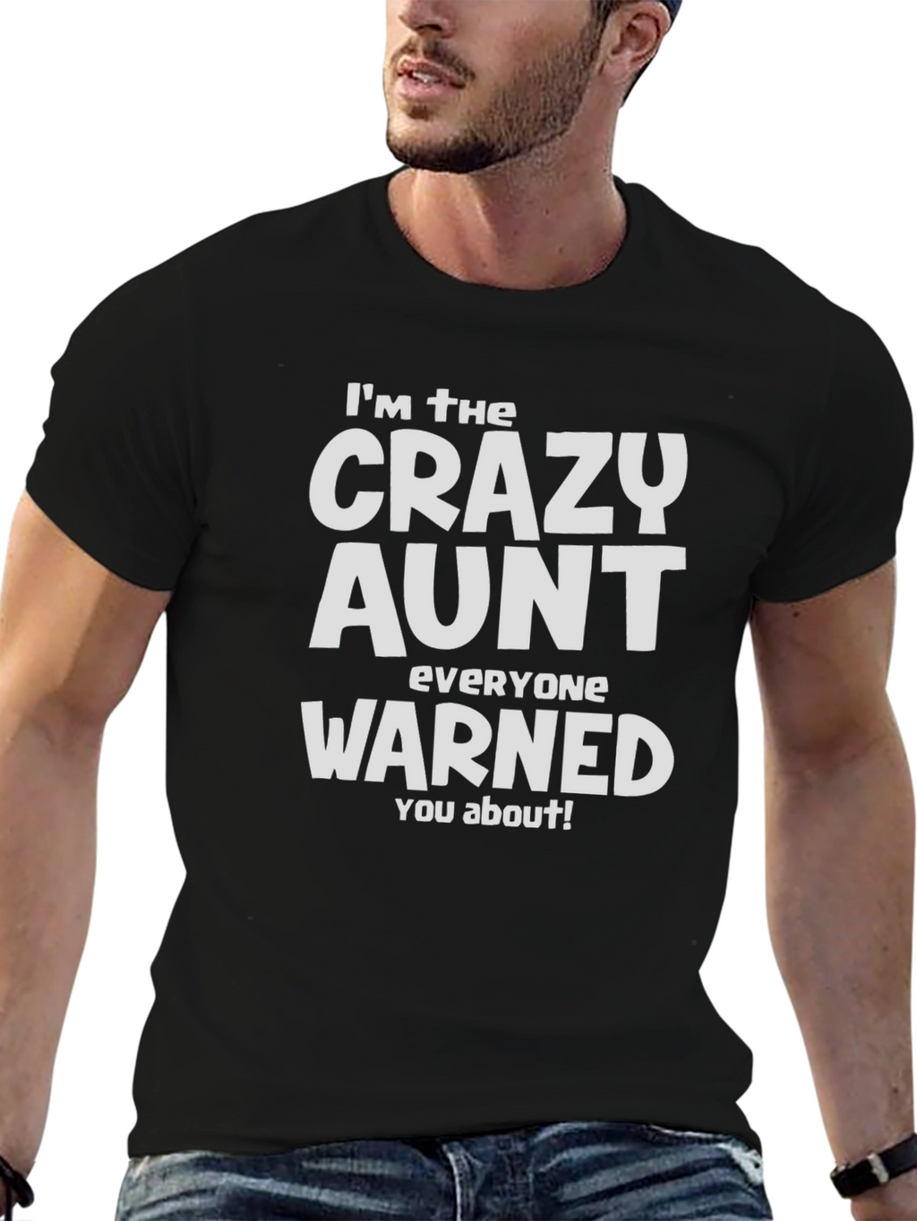 Crazy Aunt Graphic T-Shirt - Fun Aunt Tee