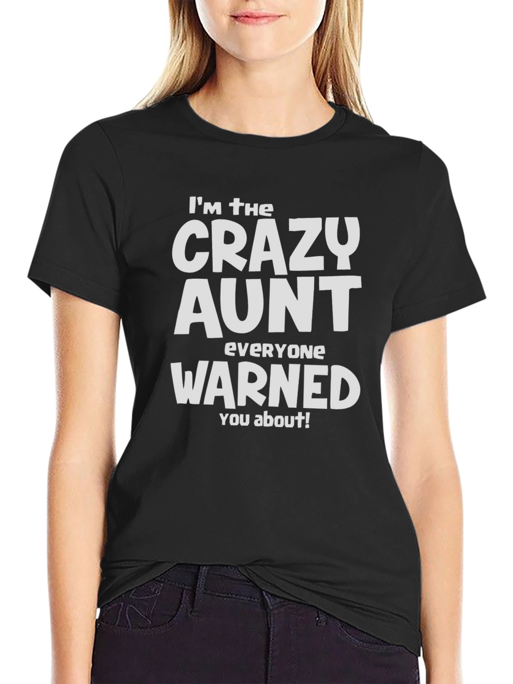 Crazy Aunt Graphic T-Shirt - Fun Aunt Tee