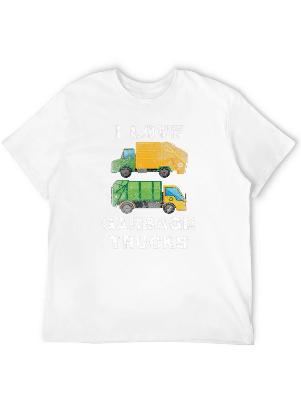 I Love Garbage Trucks Graphic T-Shirt
