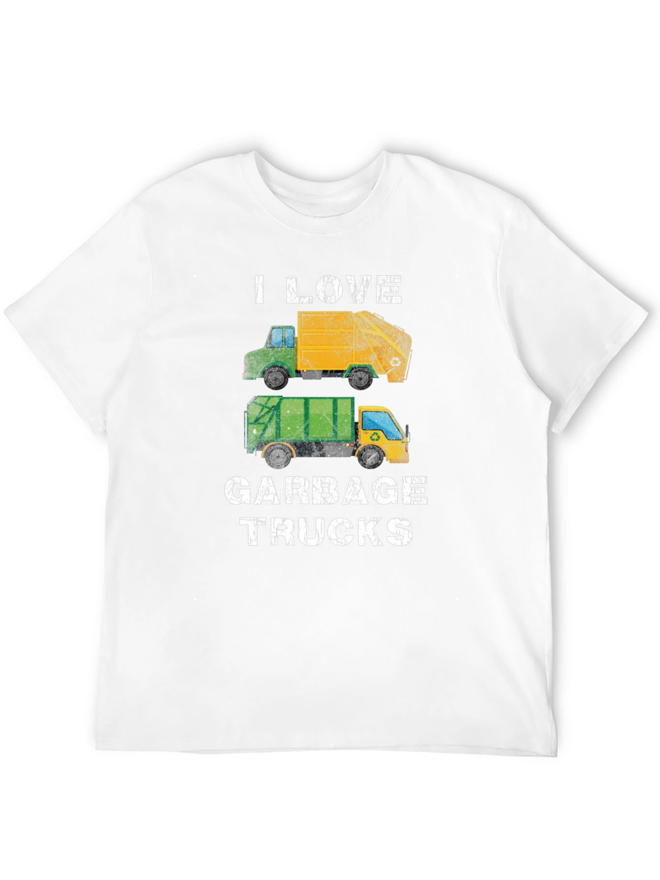 I Love Garbage Trucks Graphic T-Shirt