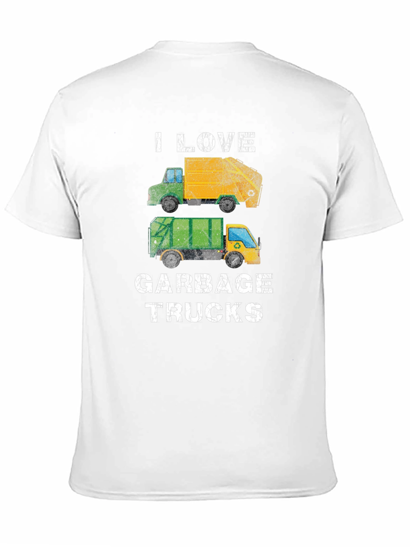 I Love Garbage Trucks Graphic T-Shirt