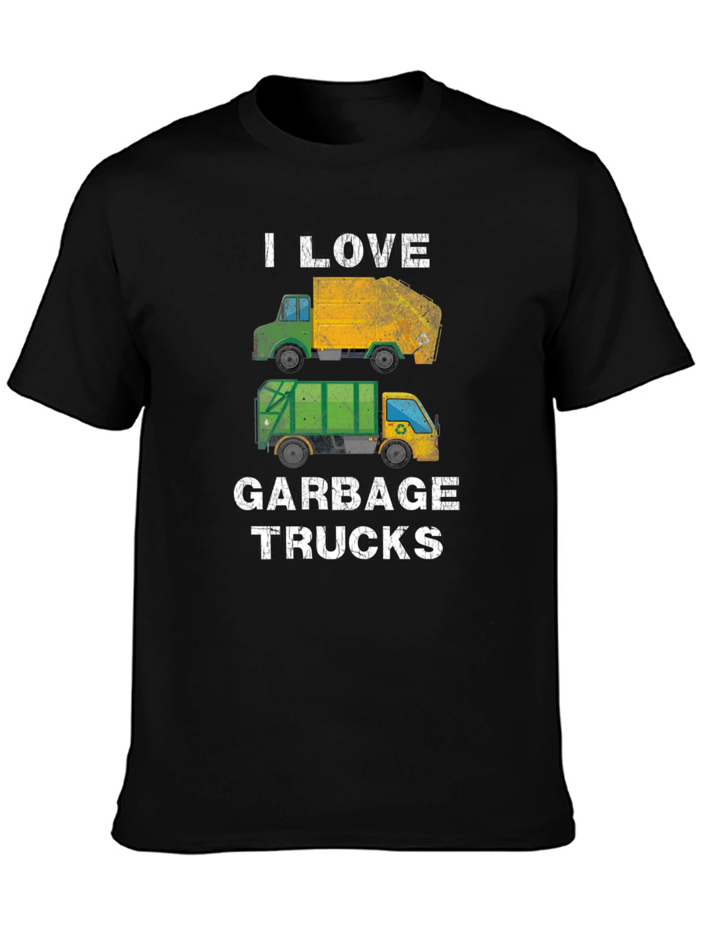 I Love Garbage Trucks Graphic T-Shirt