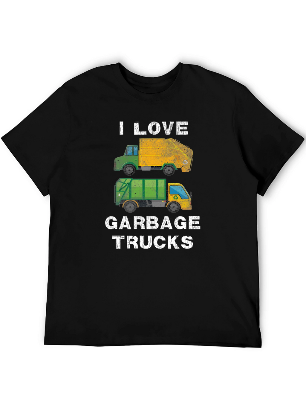 I Love Garbage Trucks Graphic T-Shirt