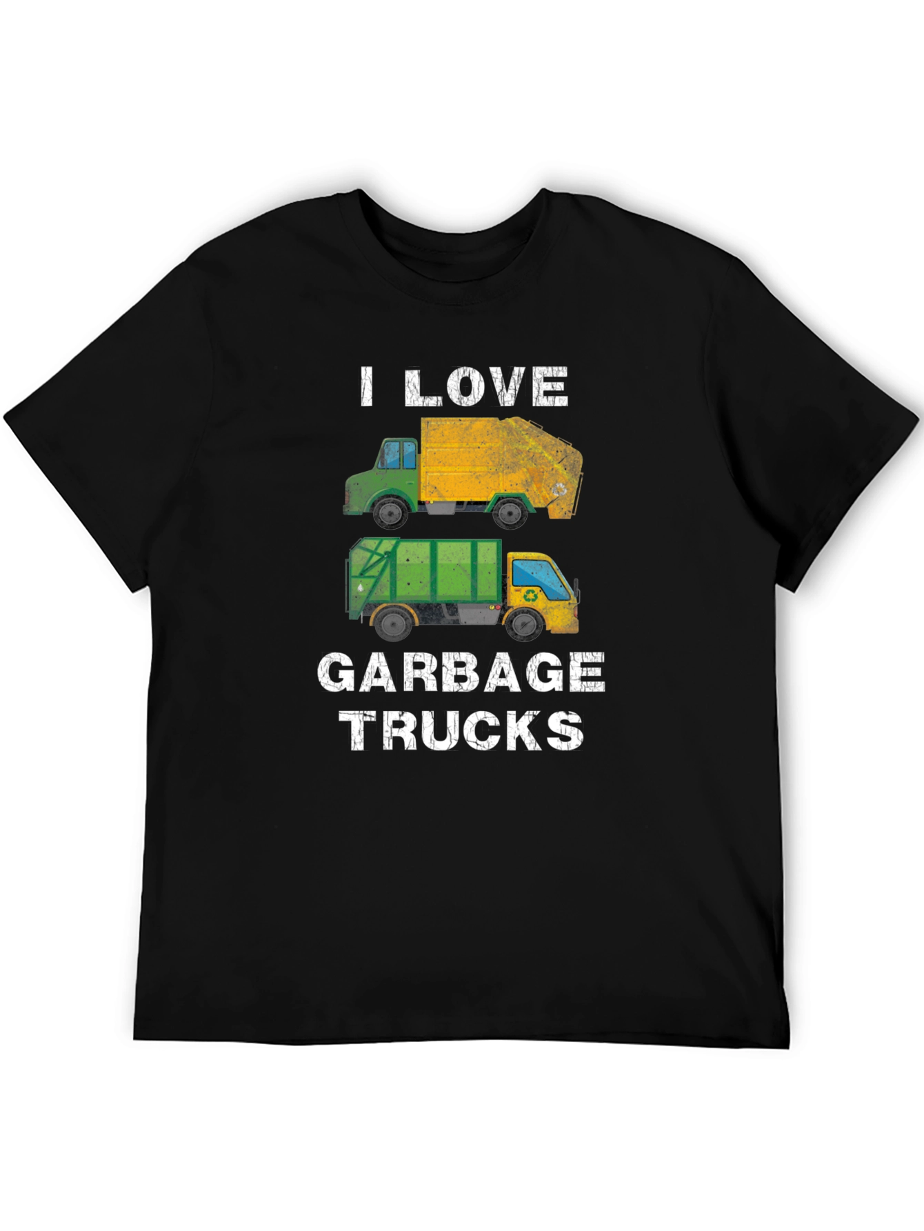 I Love Garbage Trucks Graphic T-Shirt