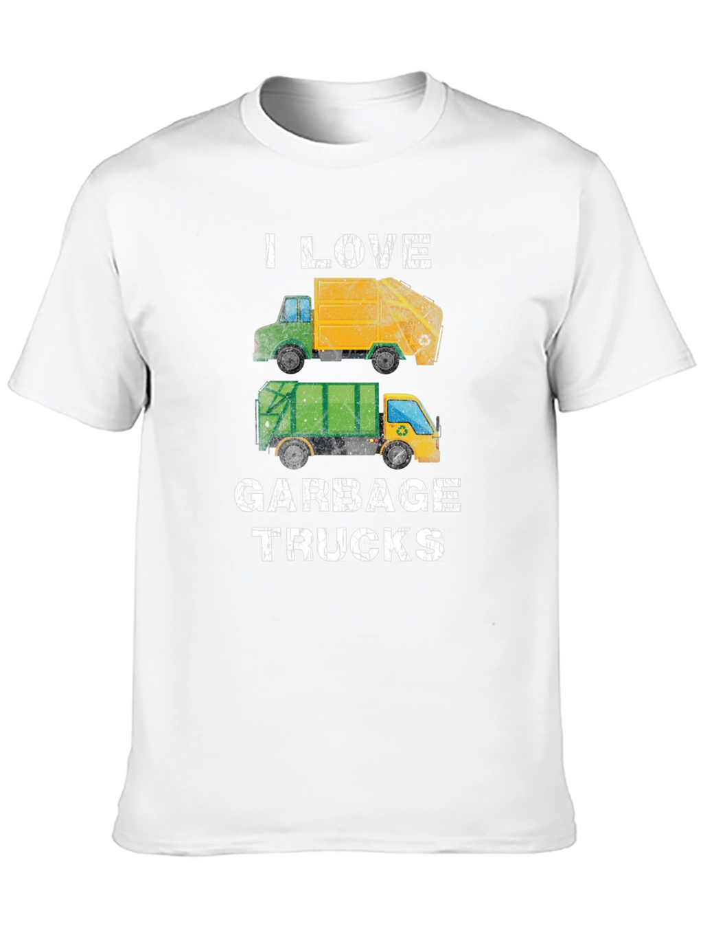 I Love Garbage Trucks Graphic T-Shirt