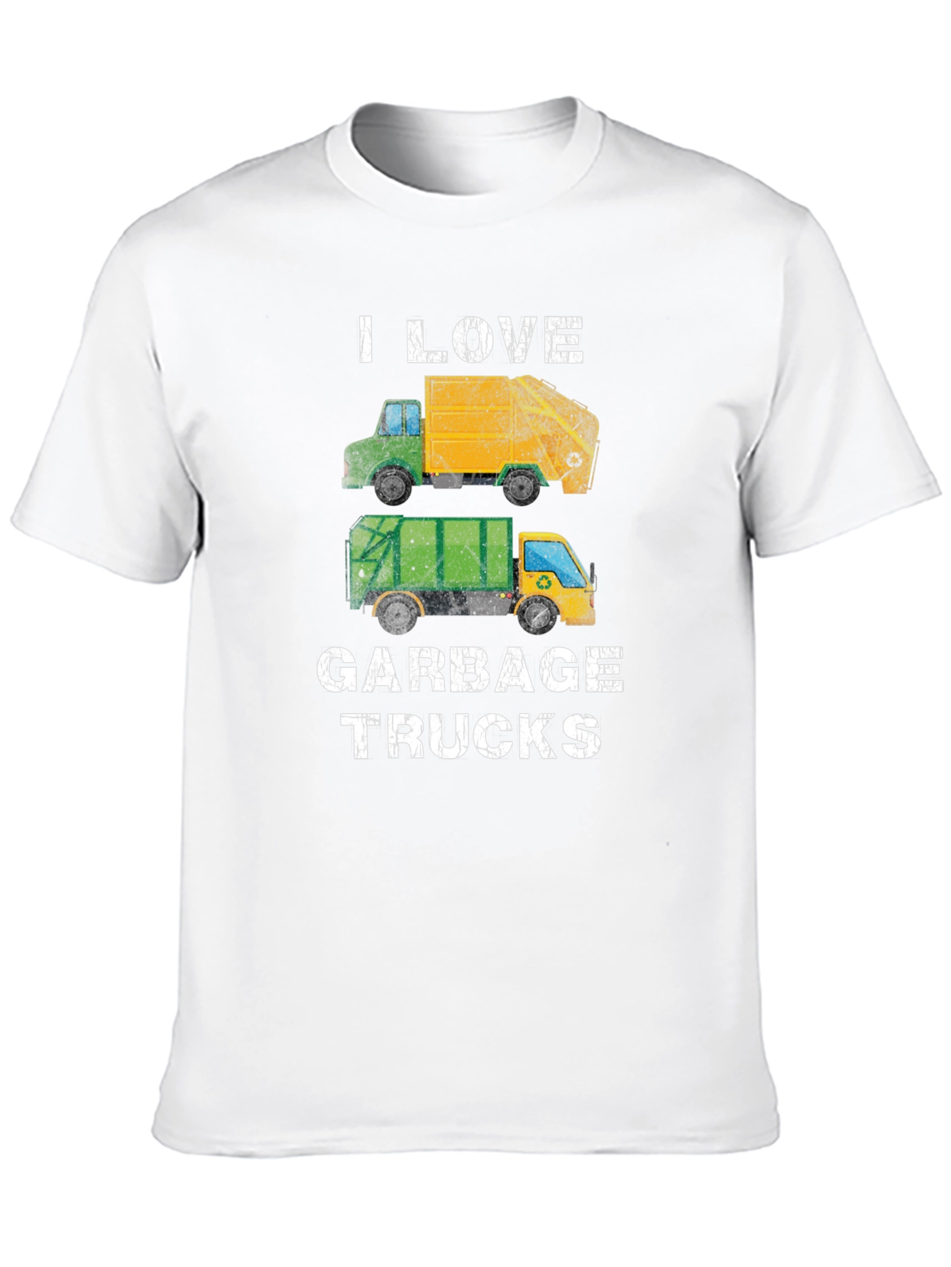 I Love Garbage Trucks Graphic T-Shirt