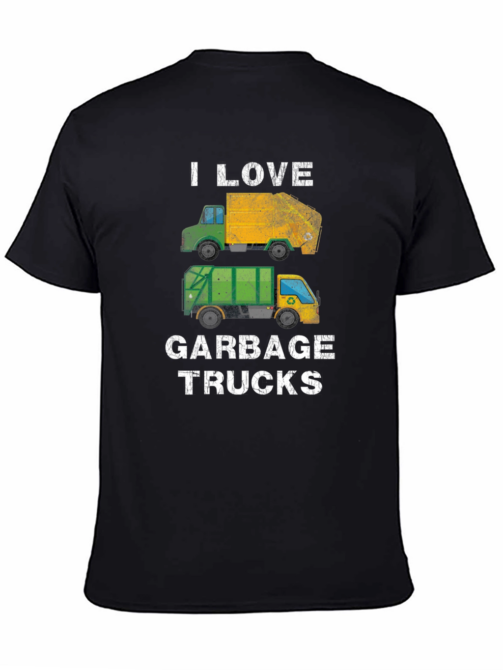 I Love Garbage Trucks Graphic T-Shirt