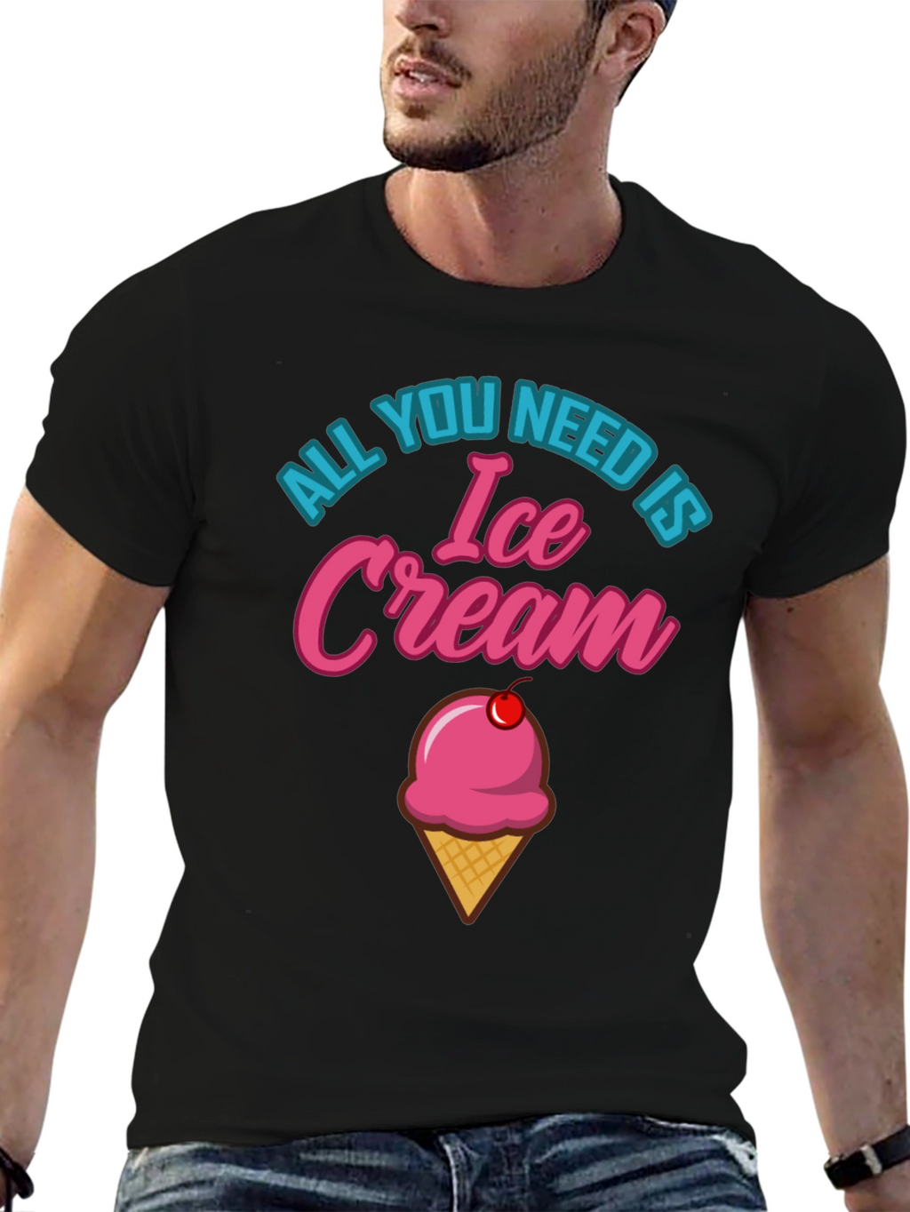 All You Need is Ice Cream Graphic T-Shirt