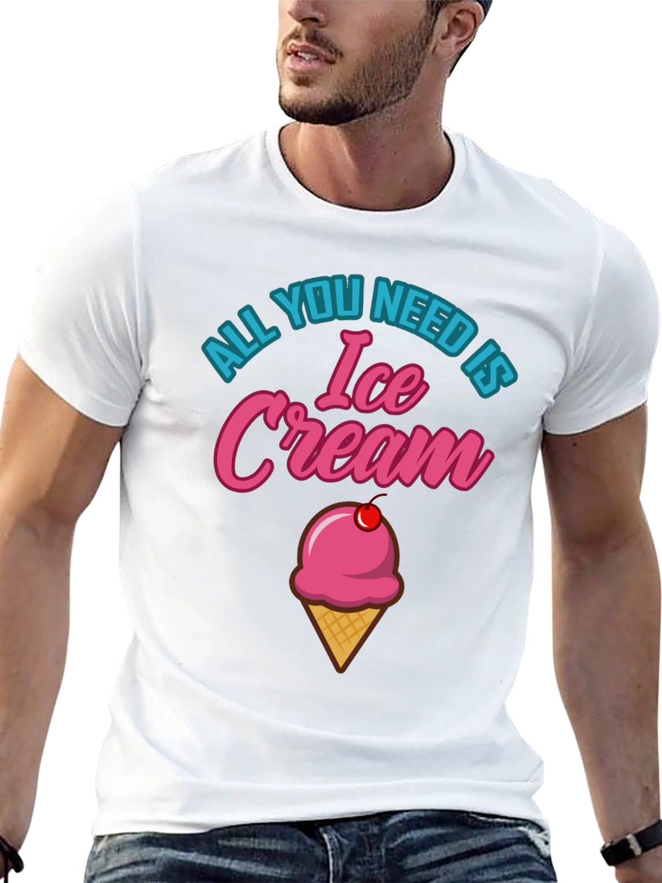 All You Need is Ice Cream Graphic T-Shirt