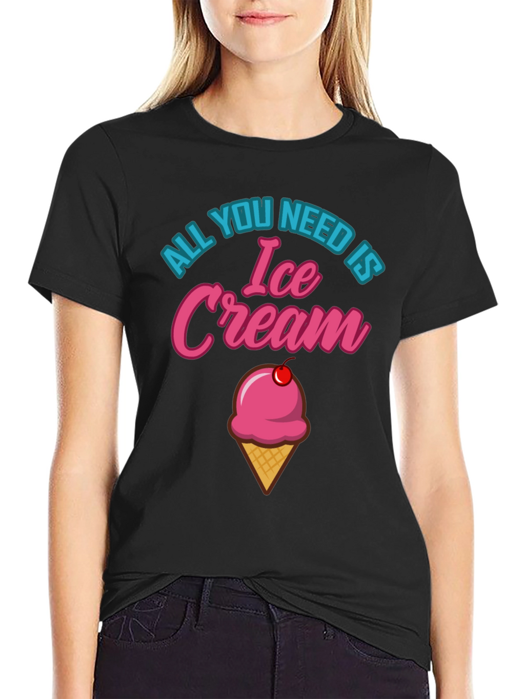 All You Need is Ice Cream Graphic T-Shirt