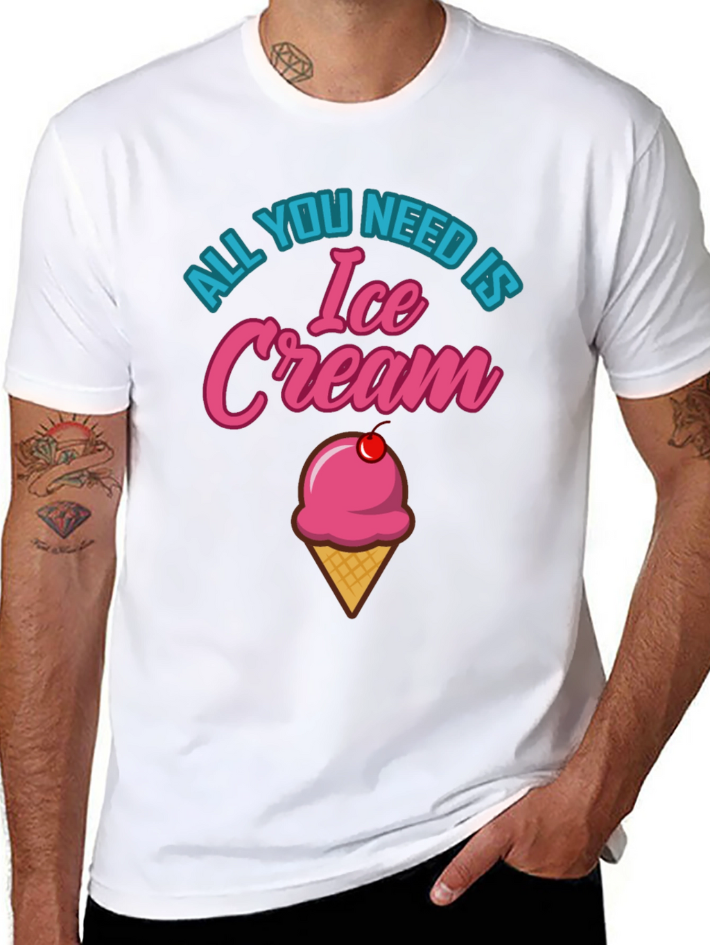 All You Need is Ice Cream Graphic T-Shirt