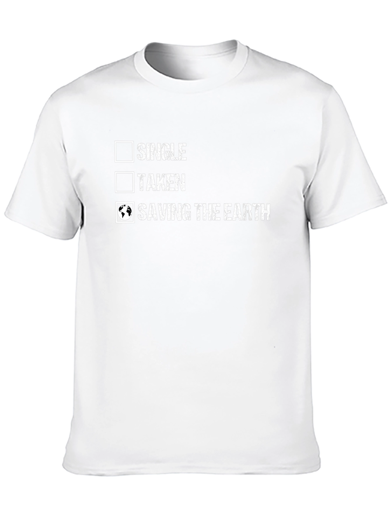 Saving the Earth T-Shirt: Single Taken Graphic Tee