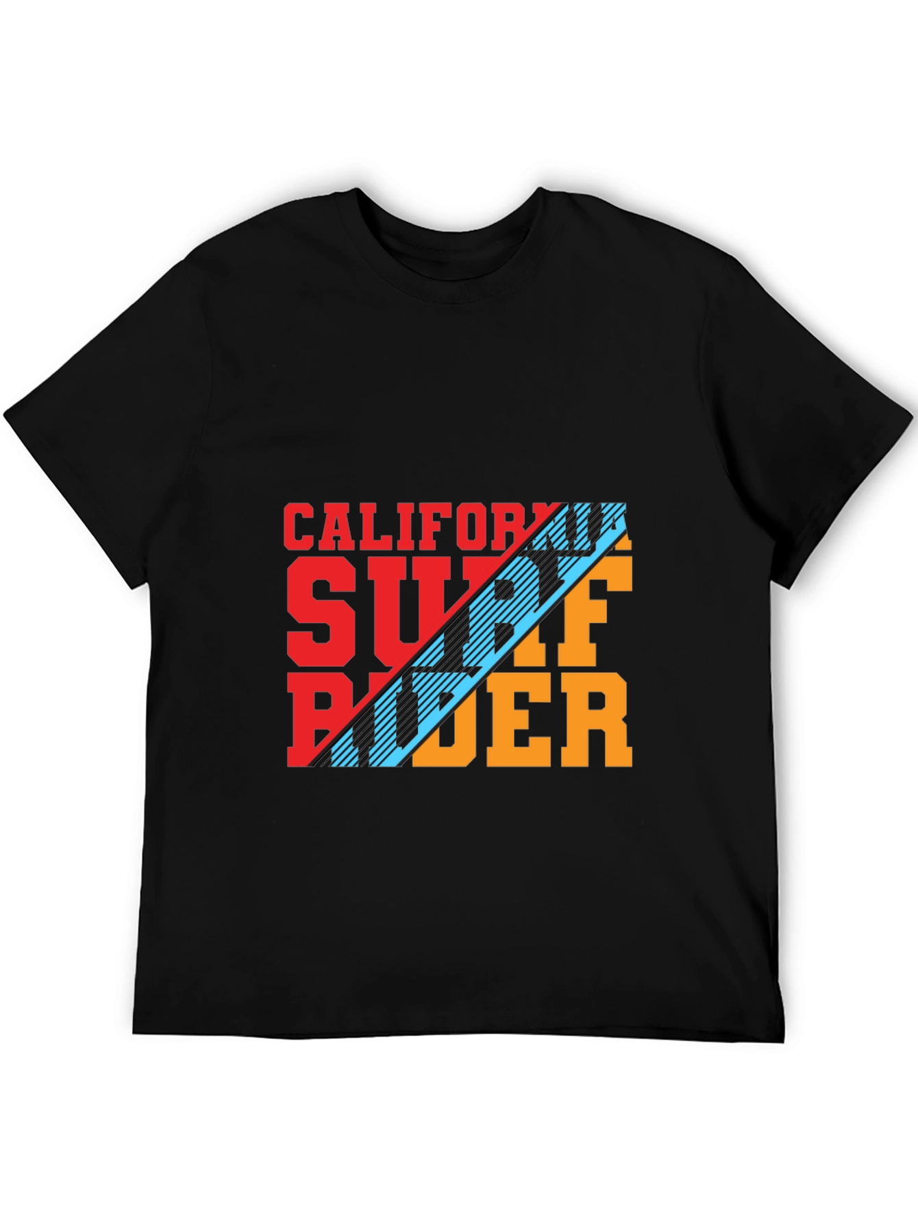 California Surf Rider Graphic Tee - Trendy Casual Style