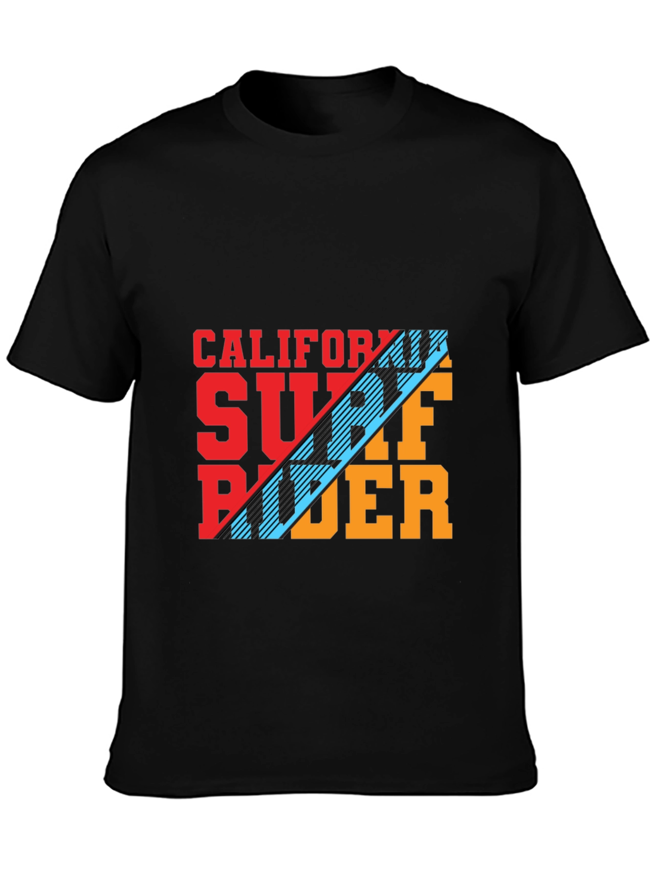 California Surf Rider Graphic Tee - Trendy Casual Style