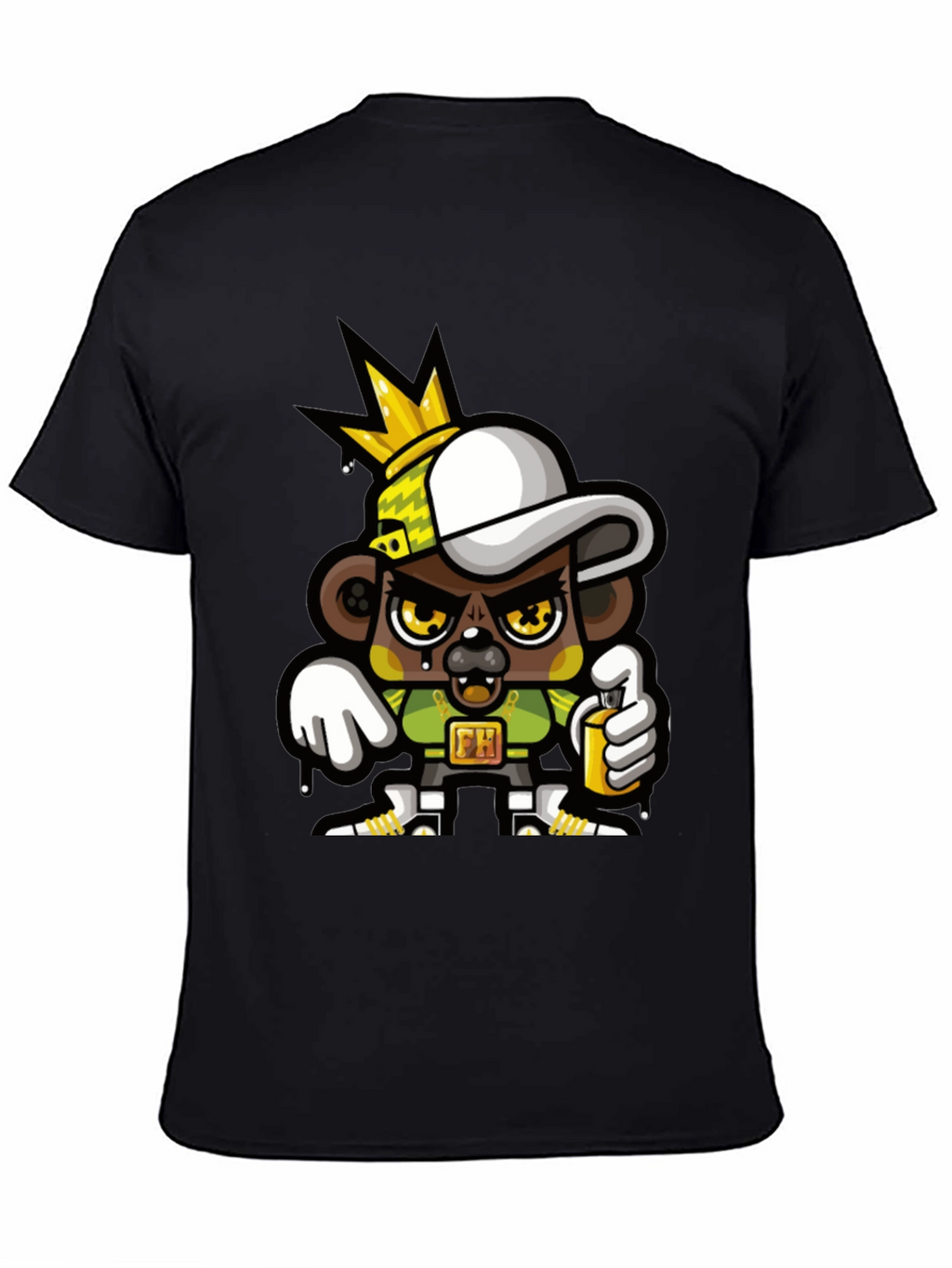 Graffiti Bear King T-Shirt
