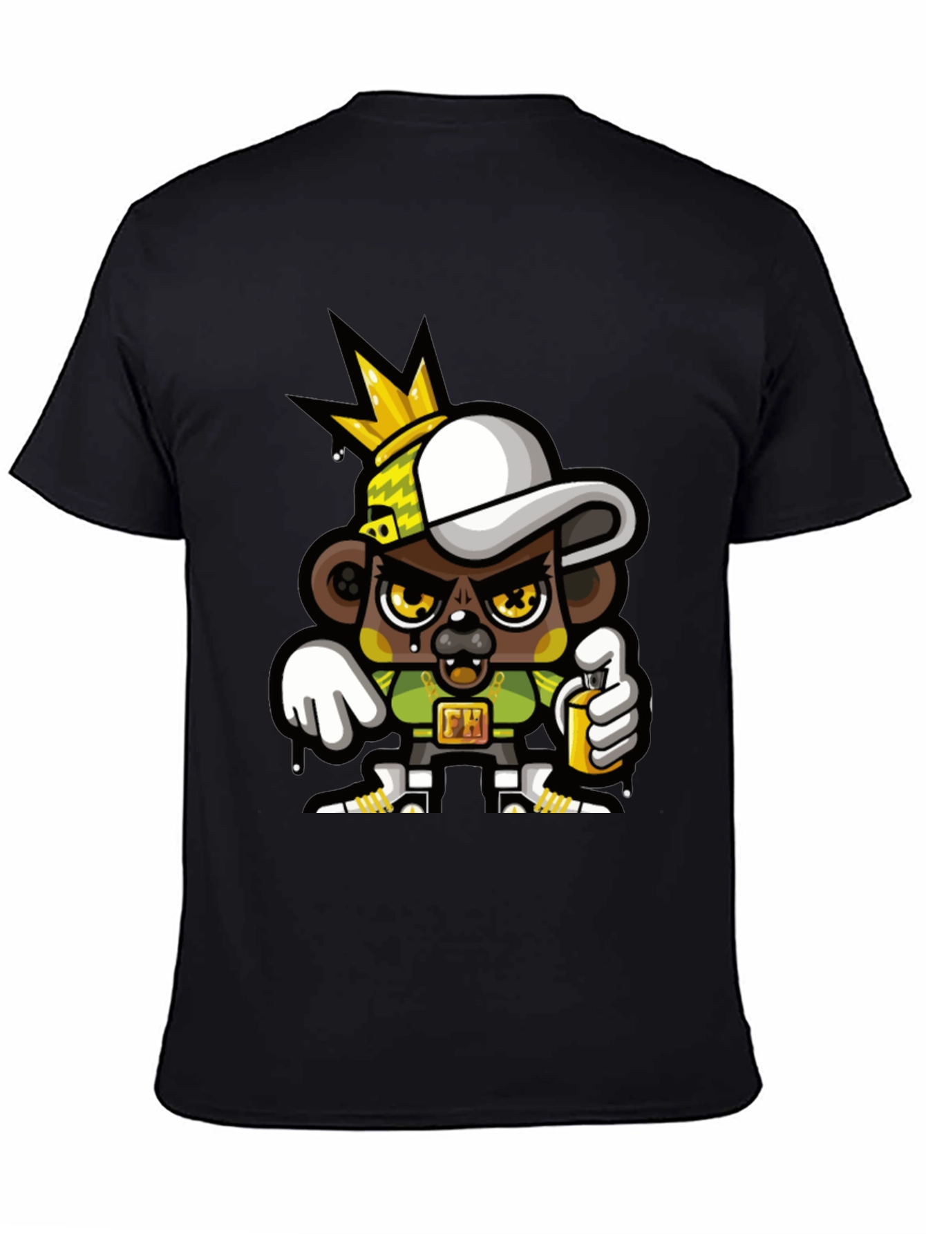 Graffiti Bear King T-Shirt