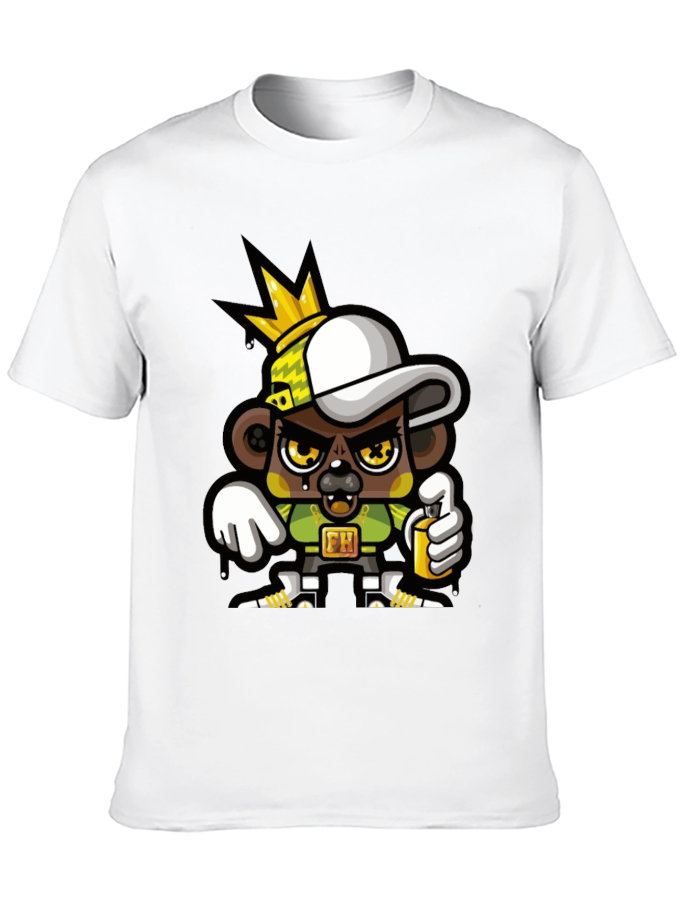 Graffiti Bear King T-Shirt