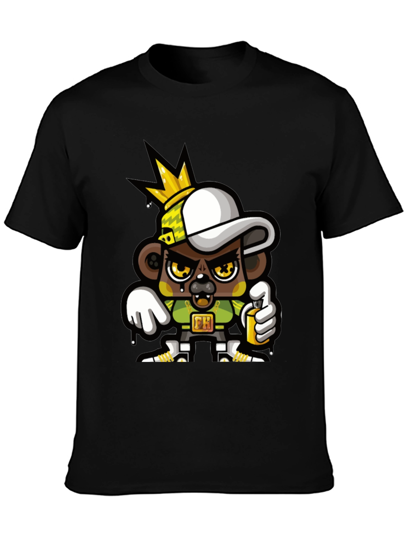 Graffiti Bear King T-Shirt