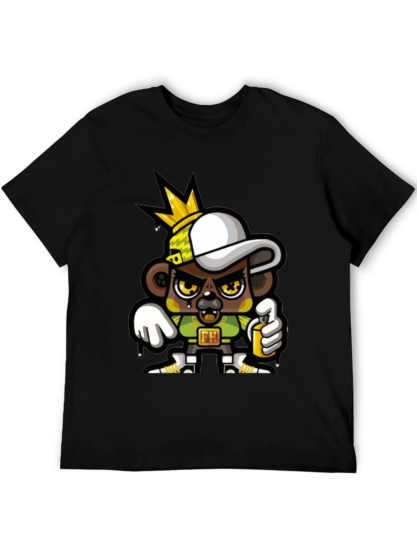 Graffiti Bear King T-Shirt
