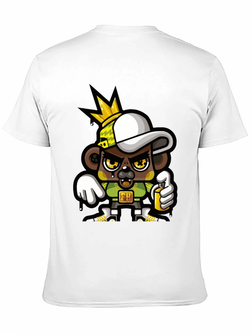 Graffiti Bear King T-Shirt