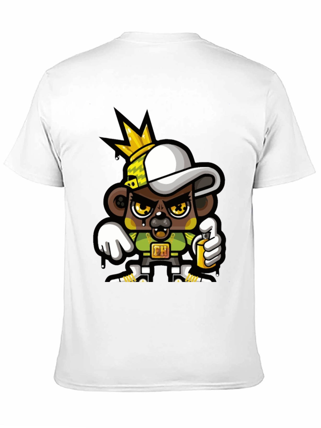 Graffiti Bear King T-Shirt