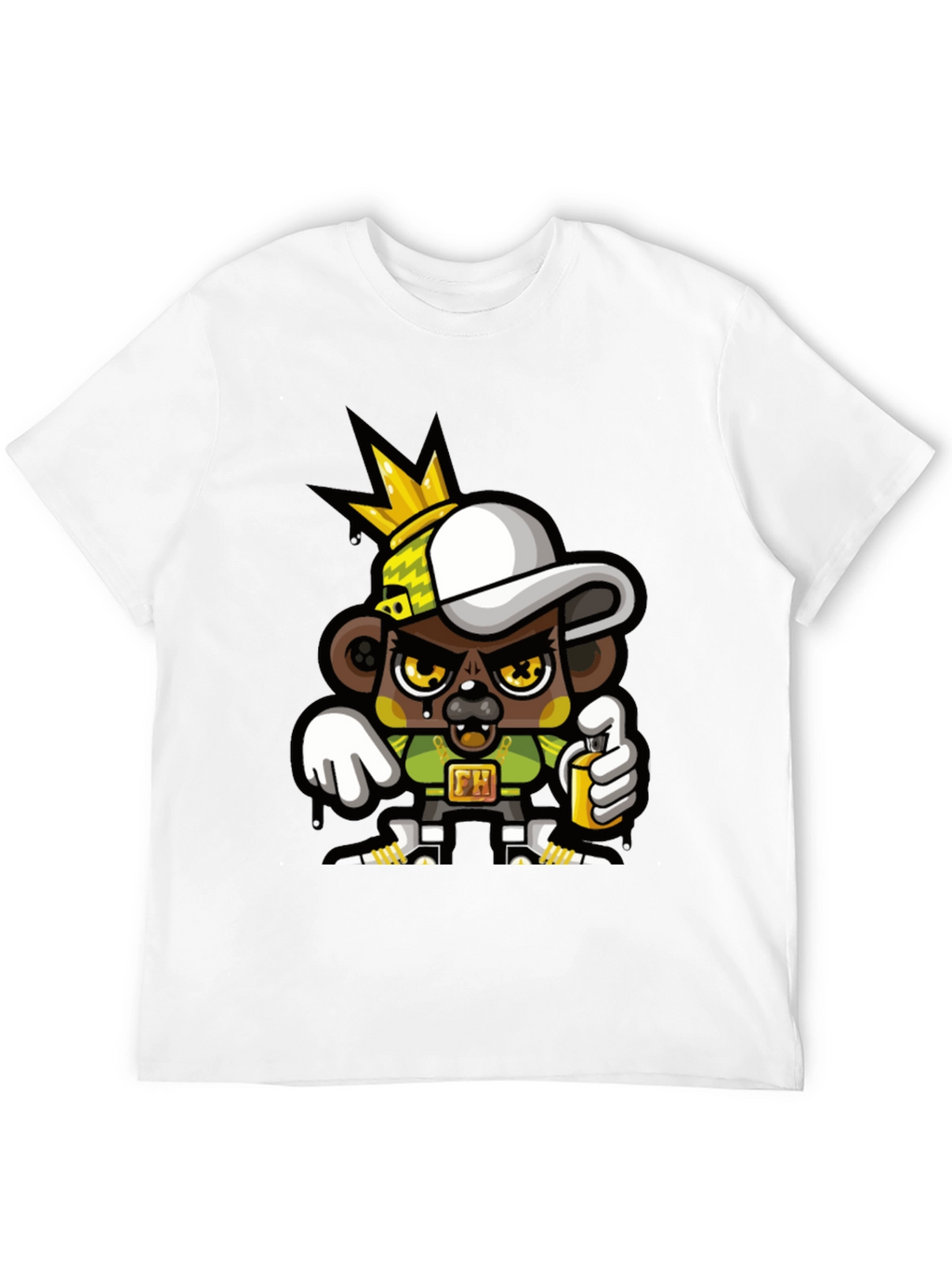Graffiti Bear King T-Shirt