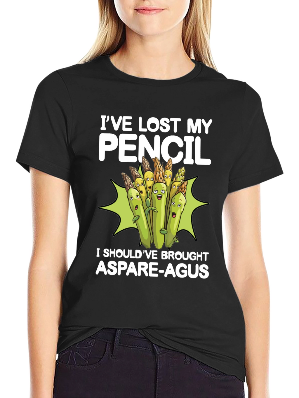 Funny Asparagus Graphic T-Shirt