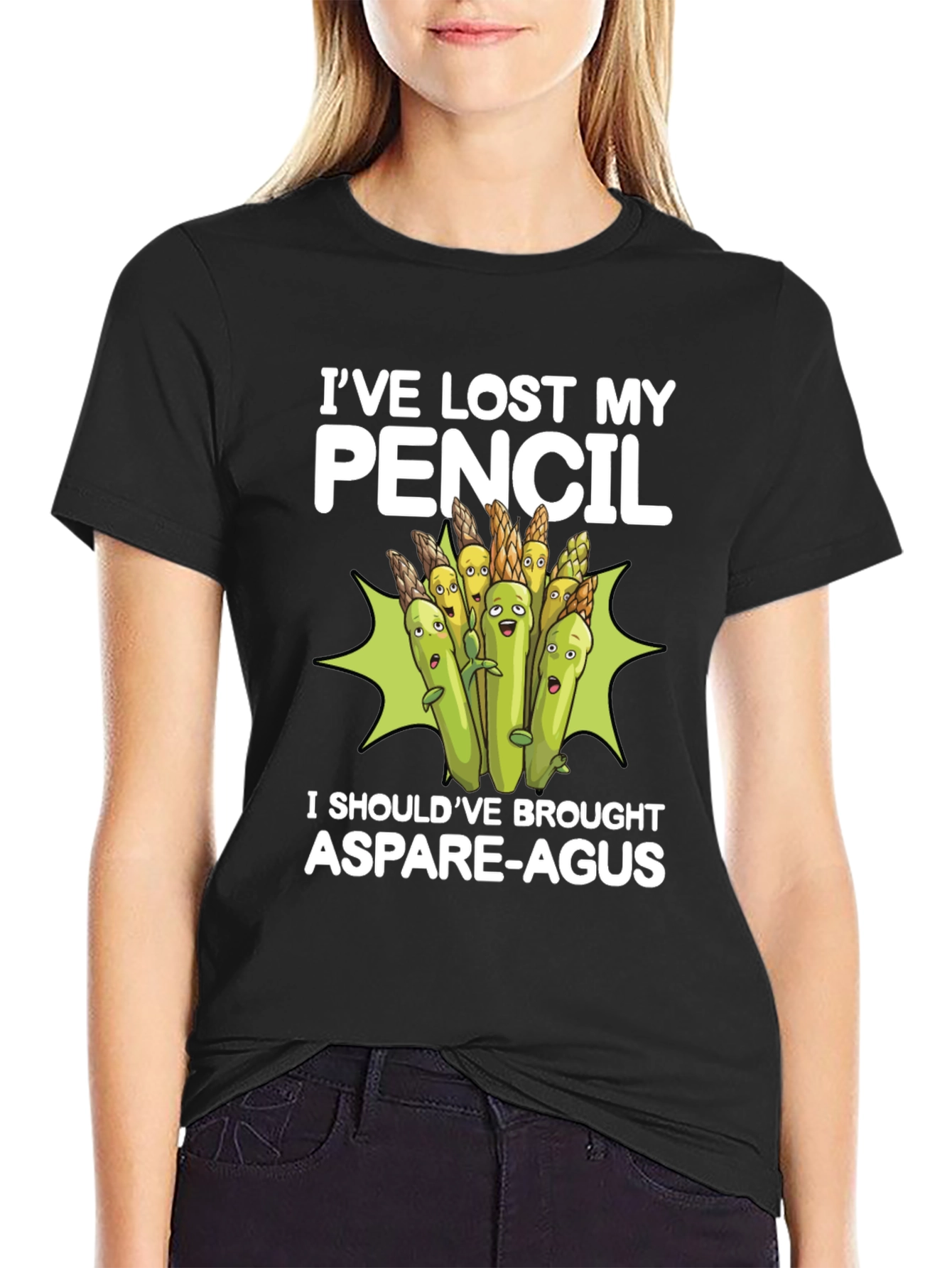Funny Asparagus Graphic T-Shirt