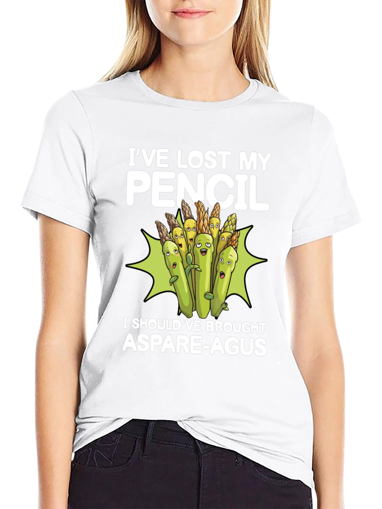 Funny Asparagus Graphic T-Shirt