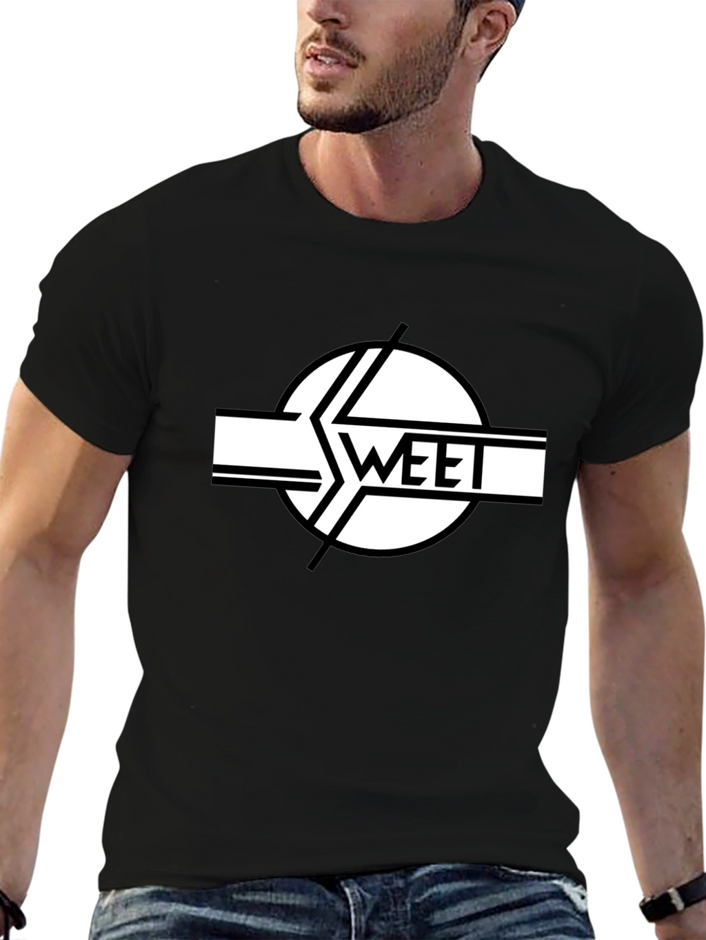 Sweet Band Logo Black T-Shirt