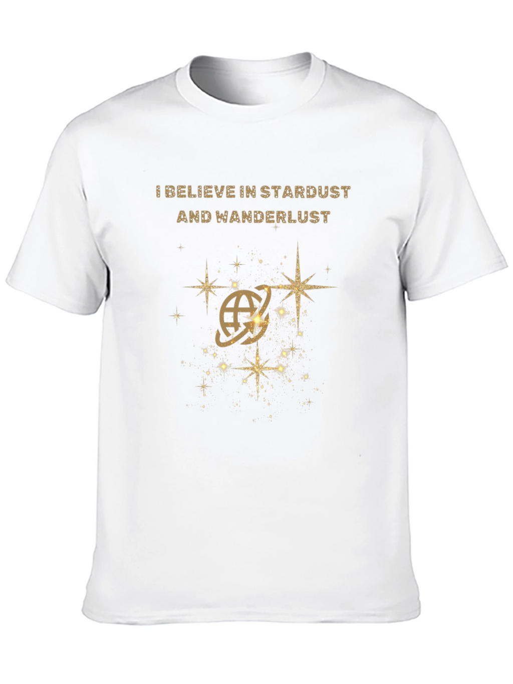 Stardust Wanderlust Graphic Tee - Premium Black T-Shirt