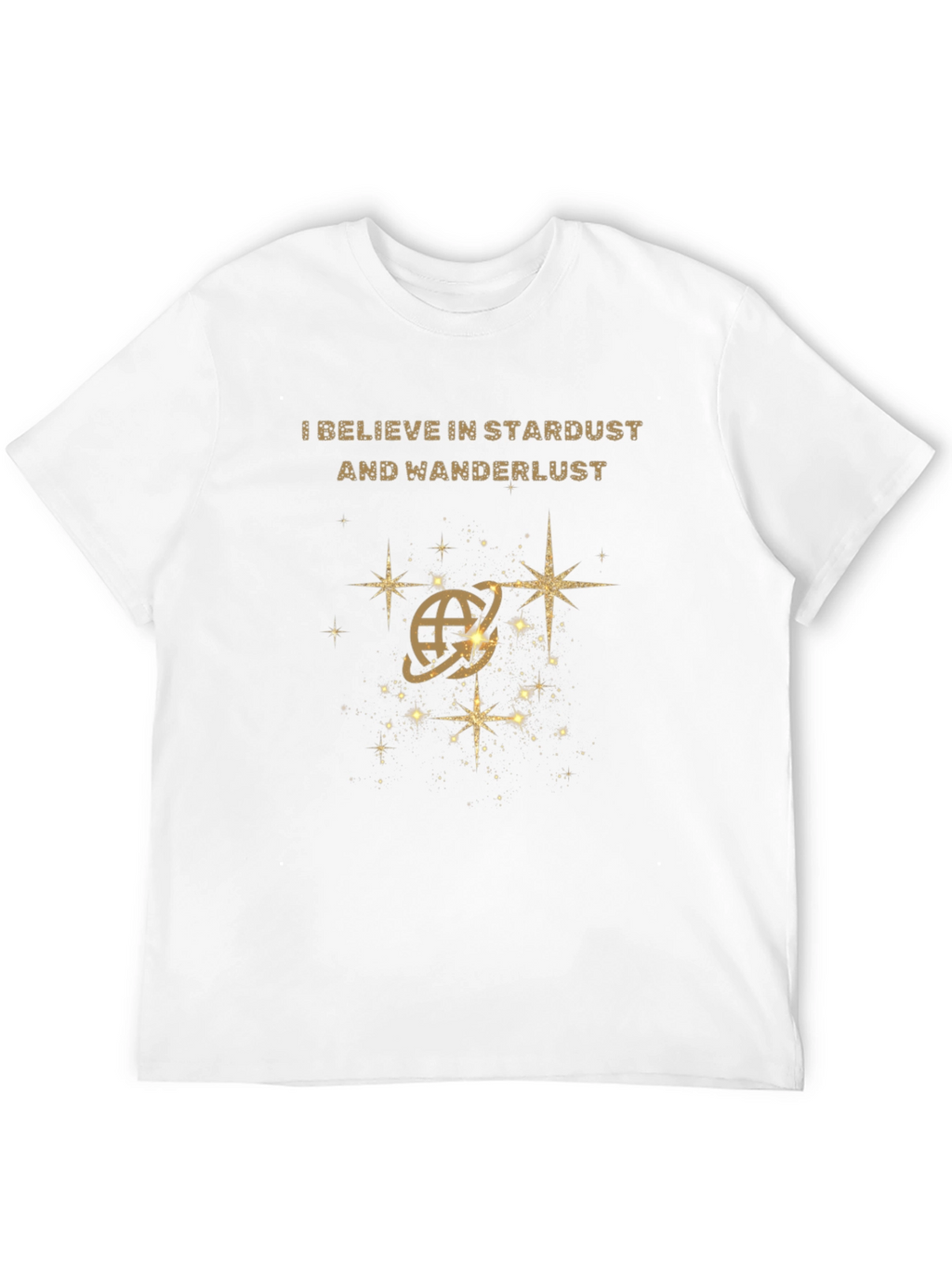 Stardust Wanderlust Graphic Tee - Premium Black T-Shirt